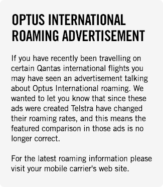 Optus International Roaming Rates